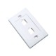 PLACA PARA CAJA ESTANDAR INTELLINET 63293 COLOR BLANCO
