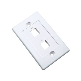 PLACA PARA CAJA ESTANDAR INTELLINET 63293 COLOR BLANCO