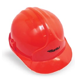 Casco de seguridad rojo santul