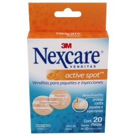 VENDITAS ACTIVE NEXCARE DE 5 CM PIEL CON 20 PIEZAS