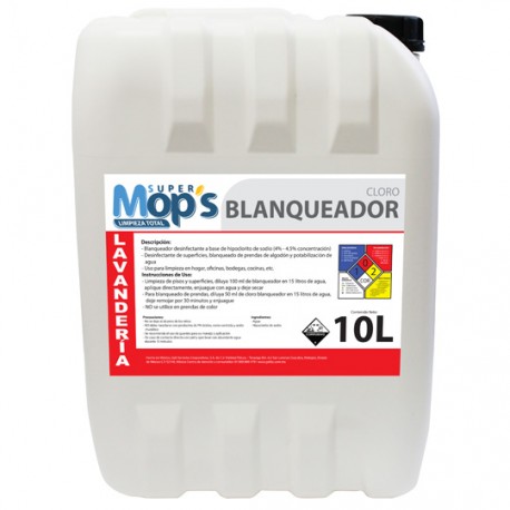 Cloro / blanqueador mops de 10 l