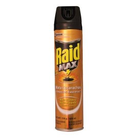 INSECTICIDA AEROSOL MAX MATA CUCARACHAS E INSECTOS RAID 400 ML
