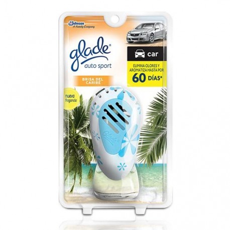 AROMATIZANTE PARA AUTOMOVIL GLADE BRISA DEL CARIBE 7 ML