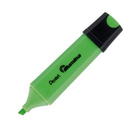 MARCATEXTOS BASE AGUA PENTEL ILLUMINA SL60OK COLOR VERDE 1 PIEZA