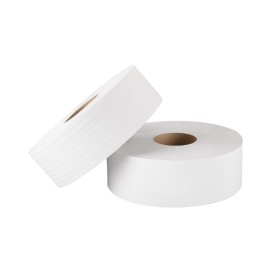 PAPEL HIGIENICO BOBINA TORK SR HOJA DOBLE DE 360 M X 9 CM 6 PZAS