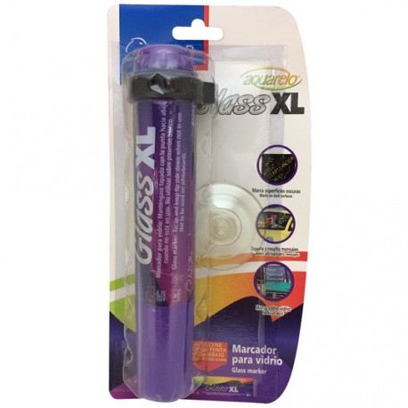 MARCADOR PARA VIDRIO AZOR COLOR VIOLETA 1 PZA