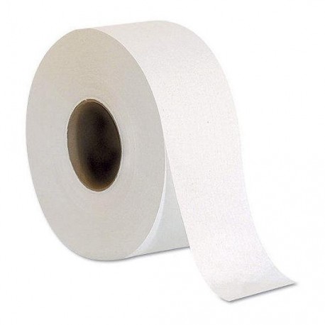 PAPEL HIGIENICO BOBINA DALIA JR HOJA DOBLE DE 200 M X 9 CM 12 PZAS