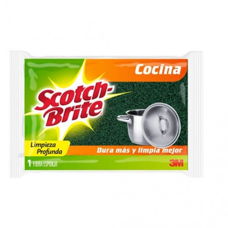 FIBRA ESPONJA SCOTCH-BRITE ABSORPLUS DE USO DOMESTICO 1 PZA