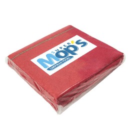 Franela popular roja paq c/6 100x50cm