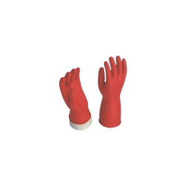 GUANTES DE HULE ADEX DEL NUMERO 7 USO DOMESTICO COLOR ROJO 1 PZA