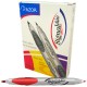 MARCADOR PERMANENTE AZOR SIGNAL DUO 3300RO COLOR ROJO 1 PZA