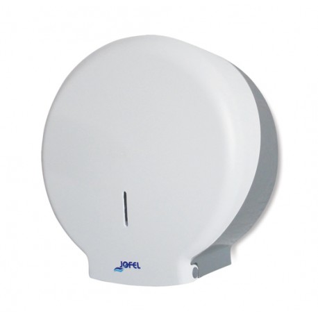 DESPACHADOR DE PAPEL HIGIENICO MINI JOFEL MEDIDAS 28 X 27 X 12.5 CM BLANCO 1 PZA