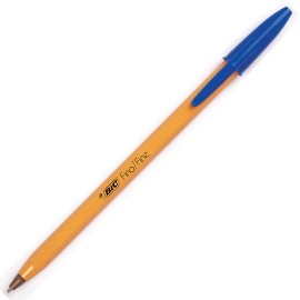 BOLIGRAFO BIC CLASICO COLOR AZUL DE PUNTO FINO 0.8 MM TIPO DE BARRIL HEXAGONAL 1 PIEZA