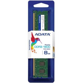 MEMORIA RAM TIPO GENERICA ADATA DE 8 GB EMBALAJE SODIMM TECNOLOGIA DDR3 VELOCIDAD DE 1600 MHZ