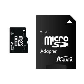 MEMORIA MICRO SD AUSDH8GCL4-RA1 ADATA DE 8 GB CLASE 4 CON ADAPTADOR