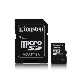 MEMORIA MICRO SD SDC4/32GB KINGSTON DE 32 GB CLASE 4 CON ADAPTADOR