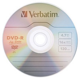 DVD DVD-R VERBATIM 97176 CAPACIDAD 4.7GB VELOCIDAD DE TRANSFERENCIA 16X CAMPANA DE 50 PIEZAS