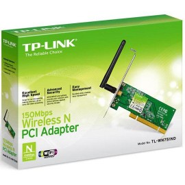 TARJETA DE RED INALAMBRICO PCI TP-LINK TL-WN751ND INTERFAZ RJ45 150MBPS